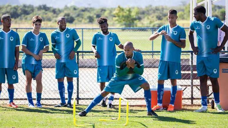 Wellington Silva, ex-Flamengo e Fluminense, treina forte no Boavista (Foto: Divulgação)