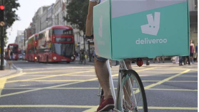 Deliveroo, Uber Eats e Stuart estão entre os aplicativos de entrega mais populares do Reino Unido