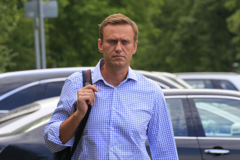 Político opositor russo Alexei Navalny em Moscou
01/07/2019
REUTERS/Tatyana Makeyeva