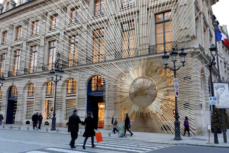 Loja da Louis Vuitton em Paris, na França
18/12/2017
REUTERS/Charles Platiau     