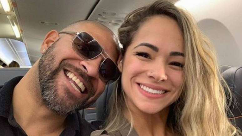 Relacionamento de Adriano com affair durou um pouco mais de um mês (Foto:Reprodução)