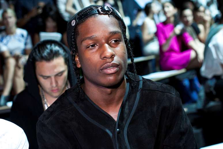 Rapper norte-americano A$AP Rocky durante a Semana de Moda de Nova York
08/09/2012
REUTERS/Andrew Burton