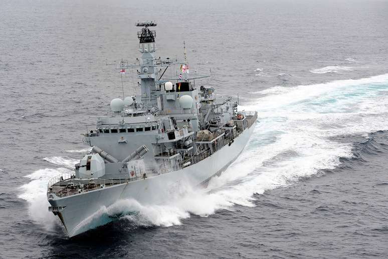 Fragata britânica Montrose no Mar Mediterrâneo
10/10/2012 Joel Rouse/Marinha Real/Ministério da Defesa/Divulgação via REUTERS