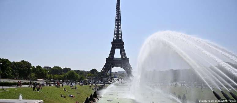Paris bate recorde de calor registrado em 1947