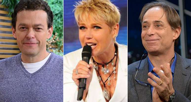 Fernando Rocha, Xuxa e Pedro Cardoso: saída melancólica da Globo deixou marcas emocionais