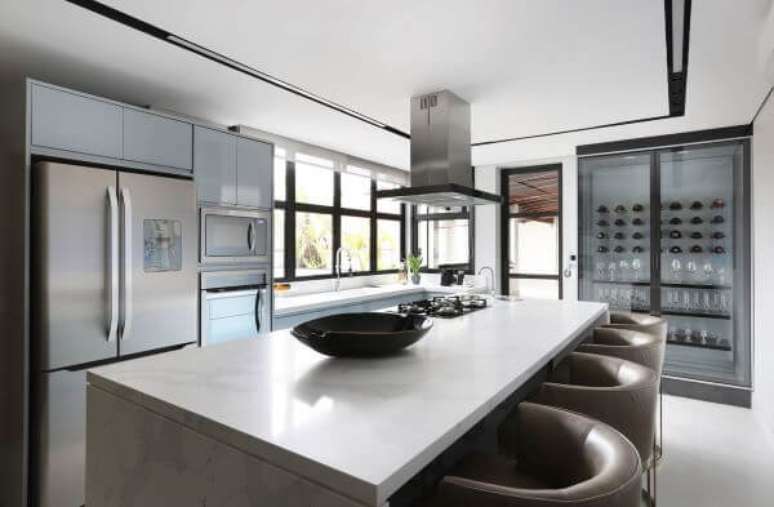 77. Modelos de cozinha planejada modernas &ndash; Por: Gabriela Mendes