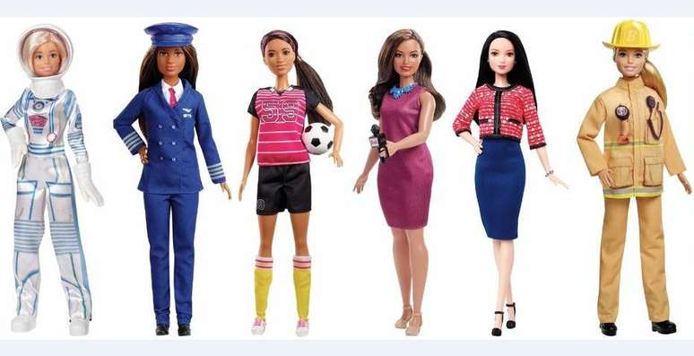Barbie foi criada em 1959 pela americana Ruth Handler, co-fundadora da Mattel.