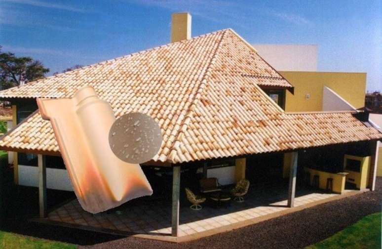 5. As cores da telha portuguesa mesclada possuem um efeito divertido. Foto: Mercado Livre