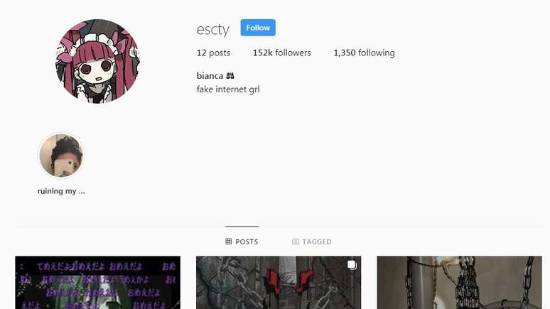 O número de seguidores de Devins no Instagram deu um salto