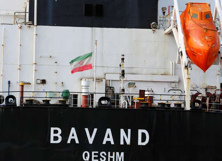 Navio iraniano Bavand perto do porto de Paranagu&aacute;
18/07/2019 REUTERS/Jo&atilde;o Andrade  