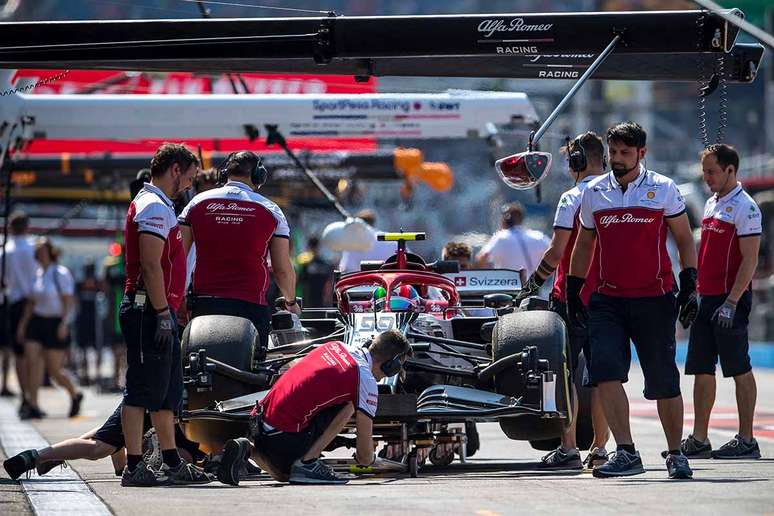 Antonio Giovinazzi frustrado por não chegar ao Q3 em Hockenheim