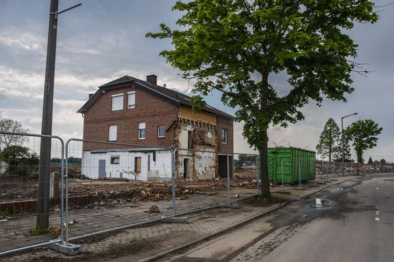 Rua vazia em Manheim