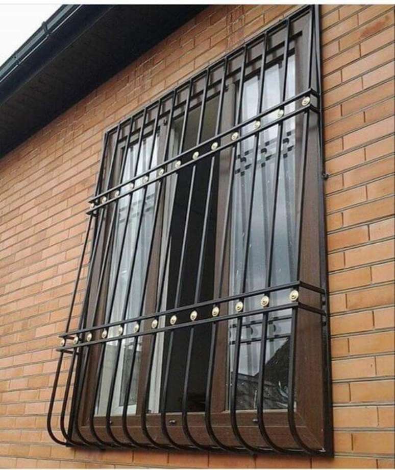 31. Modelos de grades de ferro s&atilde;o perfeitos para decora&ccedil;&otilde;es simples. Foto: Pinterest