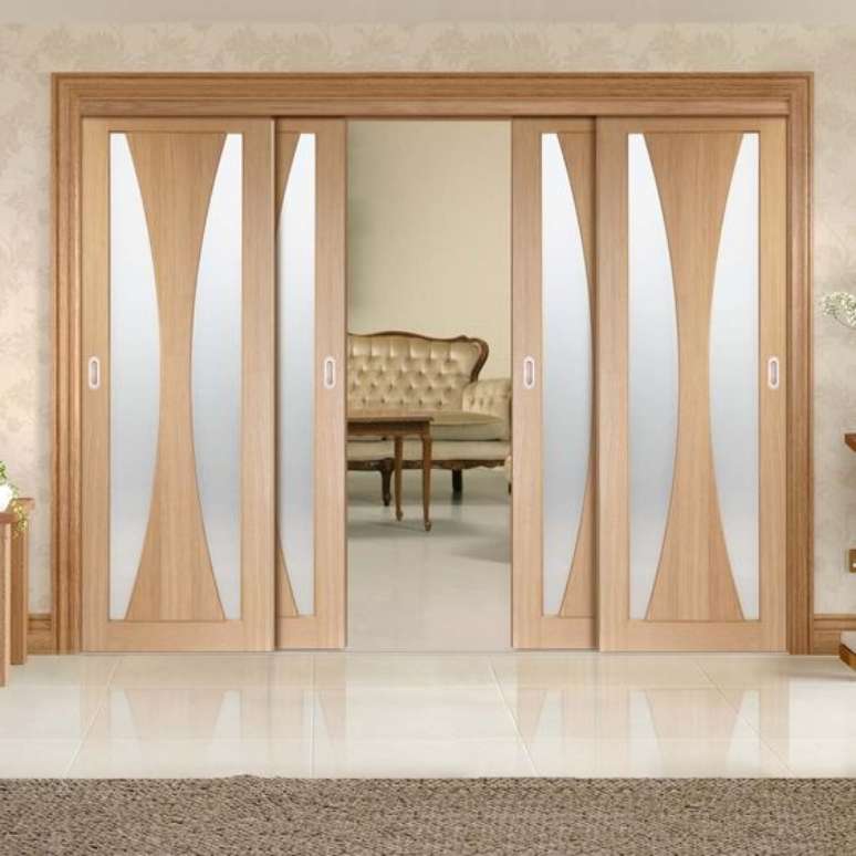 7. Para comprar uma boa porta balcão, é importante ter as dimensões em mente. Foto: Direct Doors