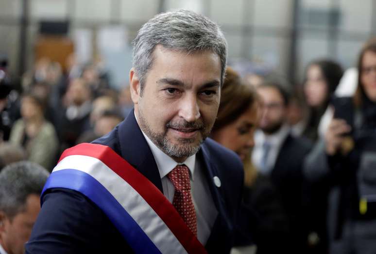 Mario Abdo, presidente do Paraguai.