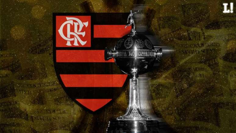 Flamengo: de olho no título e na considerável grana até a decisão (Arte: Marcelo Moraes/Lance!)