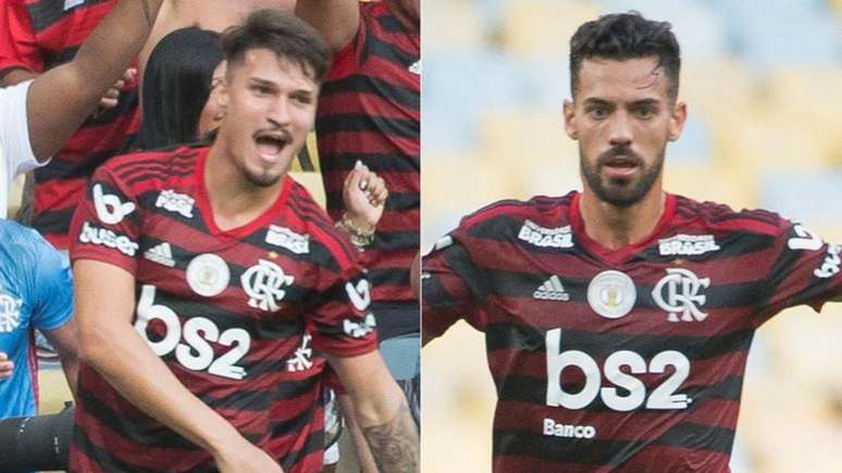 Thuler e Marí serão os titulares desta quarta-feira (Fotos: Alexandre Vidal/Flamengo)