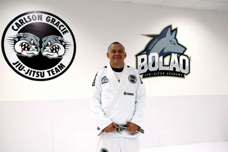 Faixa-preta Sergio Bolão, formado por Carlson Gracie, teve seu CT de lutas inaugurado (Foto: Eduardo Ferreira)