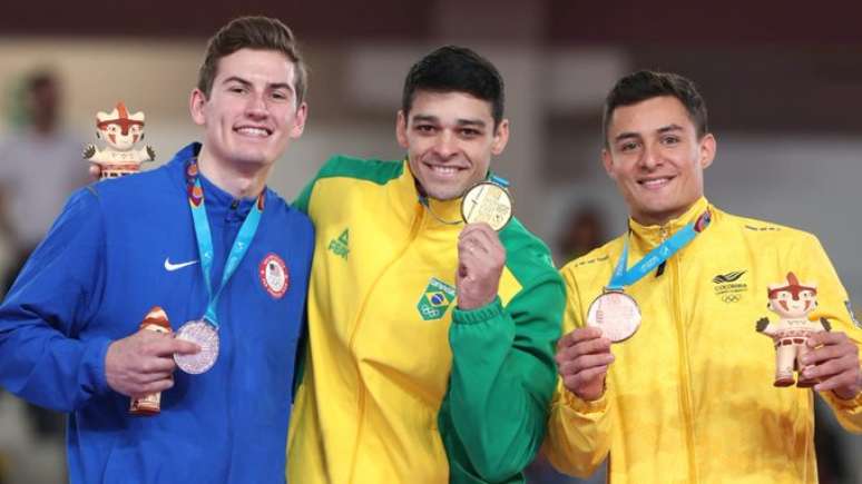 Brasil está em 3º no quadro de medalhas.