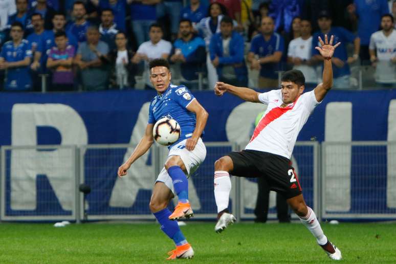 Partida entre as equipes de Cruzeiro x River Plate, válida pelo segundo jogo das oitavas de finais da Copa Libertadores da America 2019, realizado no estadio Mineirão em Belo Horizonte