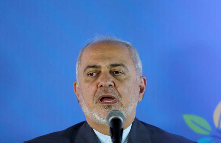 O ministro das Relações Exteriores do Irã, Mohammad Javad Zarif, fala à imprensa durante evento em Caracas, na Venezuela
20/07/2019
REUTERS/Manaure Quintero