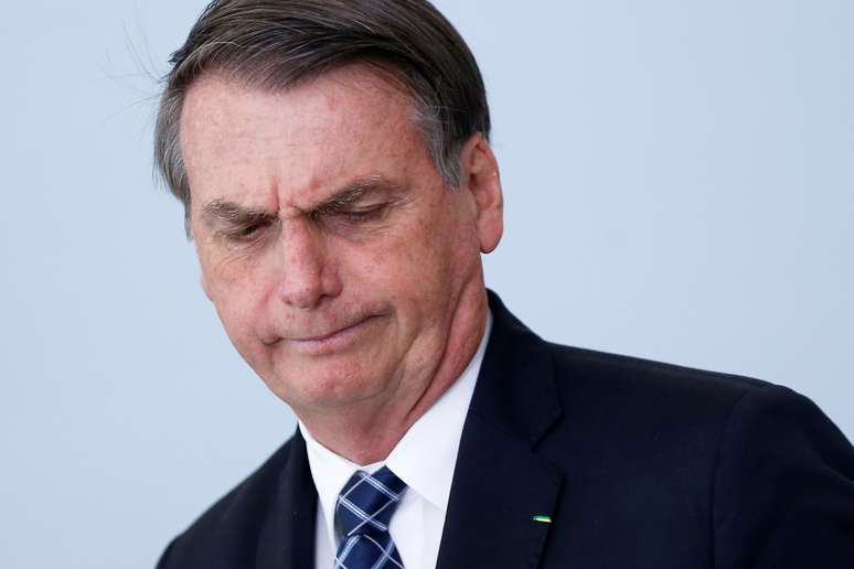 Presidente Jair Bolsonaro durante cerimônia no Palácio do Planalto
01/08/2019
REUTERS/Adriano Machado