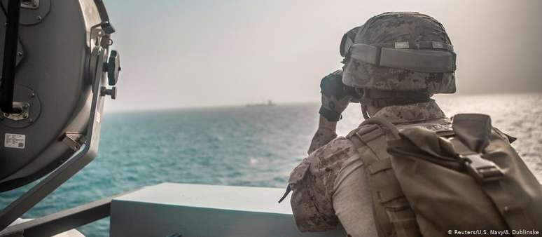 Soldado americano no Estreito de Ormuz: EUA querem que Alemanha ajude na segurança da região