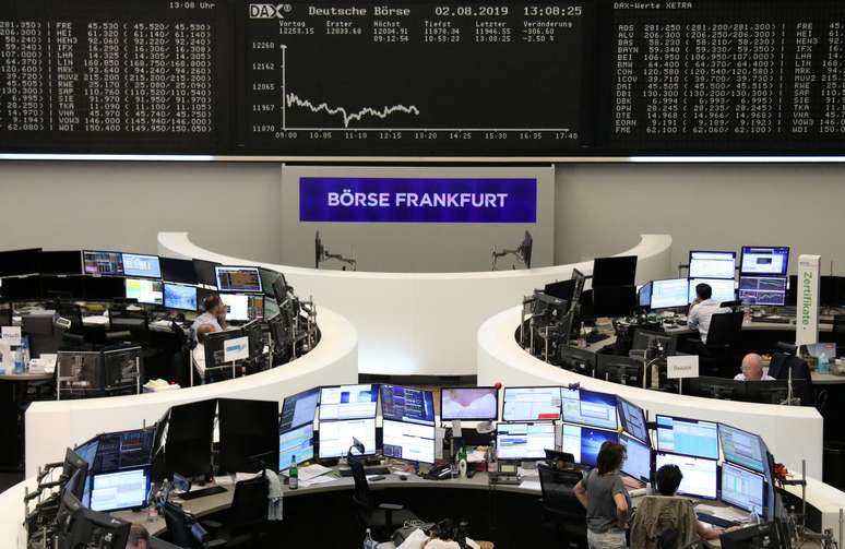 Bolsa de Valores de Frankfurt, Alemanha 
02/08/2019
REUTERS/Staff