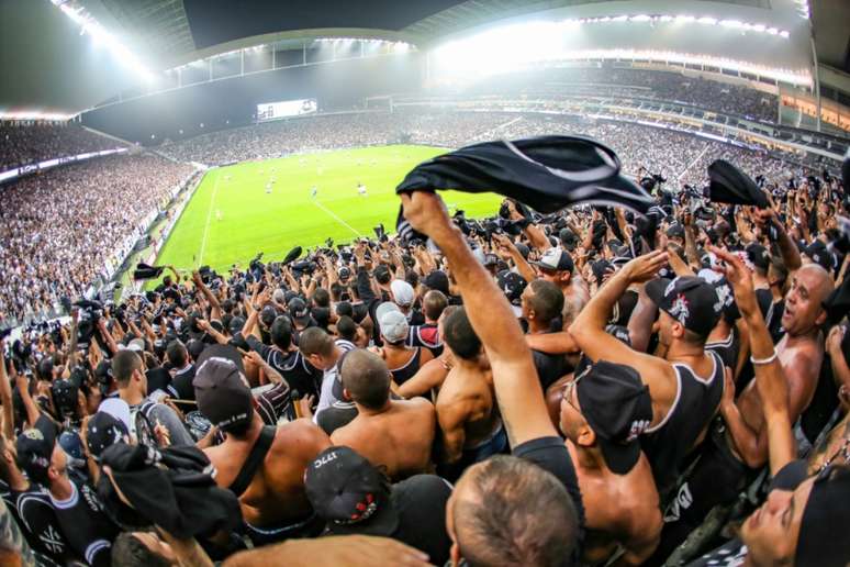 São esperados mais de 40 mil pagantes para o Dérbi do próximo domingo na Arena (Foto: Bruno Teixeira/Corinthians)