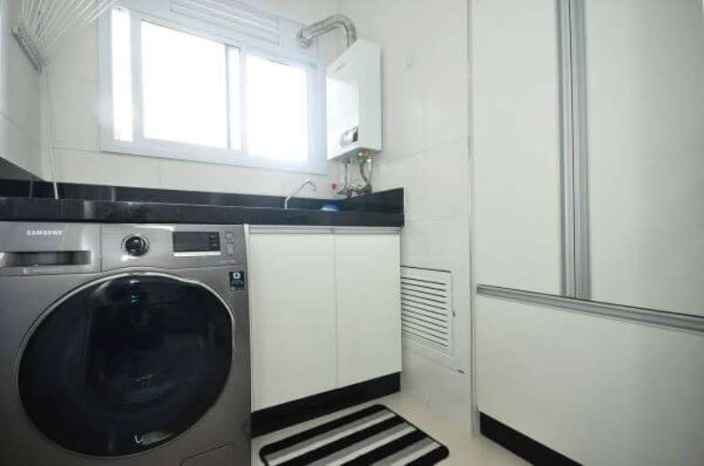 42. M&aacute;quina de lavar inox para combinar a lavadora de roupas com seus arm&aacute;rios brancos &ndash; Por: Condecorar