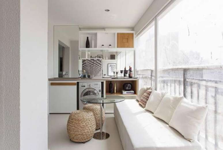 79. Que tal usar uma m&aacute;quina de lavar inox para&nbsp; a lavadora de roupas combinar com a sua decora&ccedil;&atilde;o &ndash; Por: Juliana Matalon