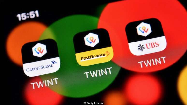 Em compara&ccedil;&atilde;o com outras na&ccedil;&otilde;es, os su&iacute;&ccedil;os n&atilde;o usam muito os aplicativos de pagamento m&oacute;vel - mas isso est&aacute; come&ccedil;ando a mudar