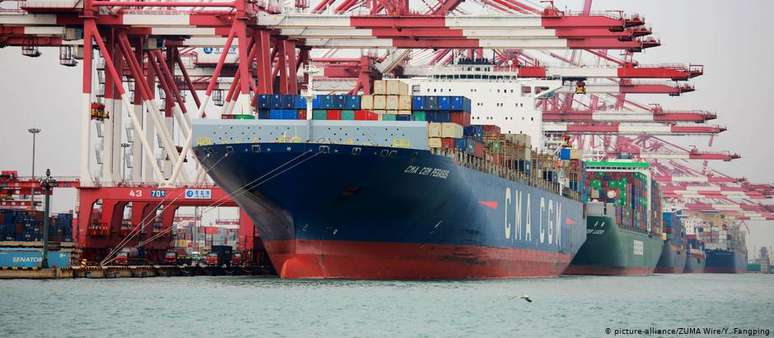 Volume de importação de produtos americanos para a China caiu com guerra comercial