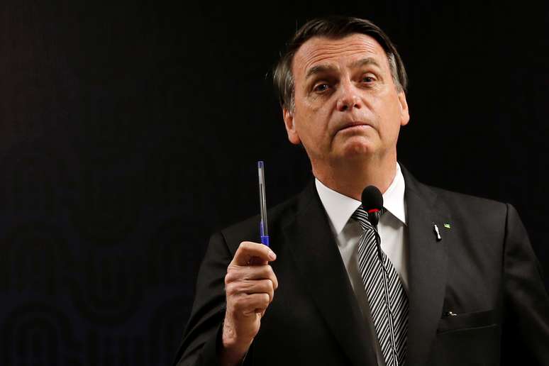 Presidente Jair Bolsonaro durante evento em Brasília
09/07/2019
REUTERS/Adriano Machado