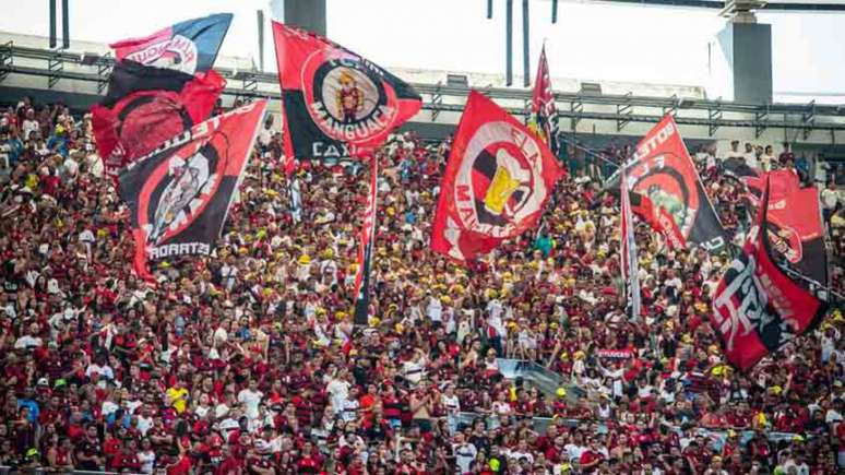 Torcida do Flamengo tem ido em peso aos jogos no Maracanã (Foto: Alexandre Vidal/Flamengo)
