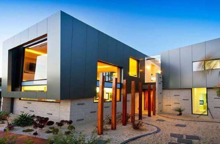 30 Fachadas de casas modernas e cinza – a cor do momento! - Decor