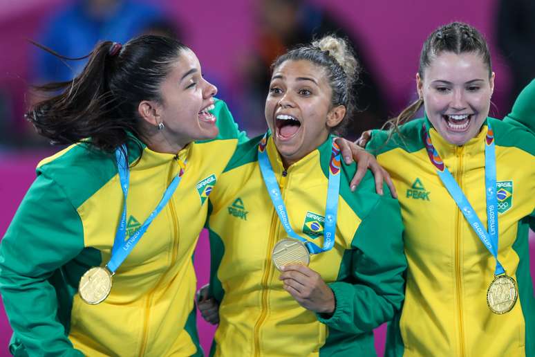 Seleção feminina de handebol foi campeã do Pan e garantiu vaga nos Jogos Olímpicos de Tóquio 2020