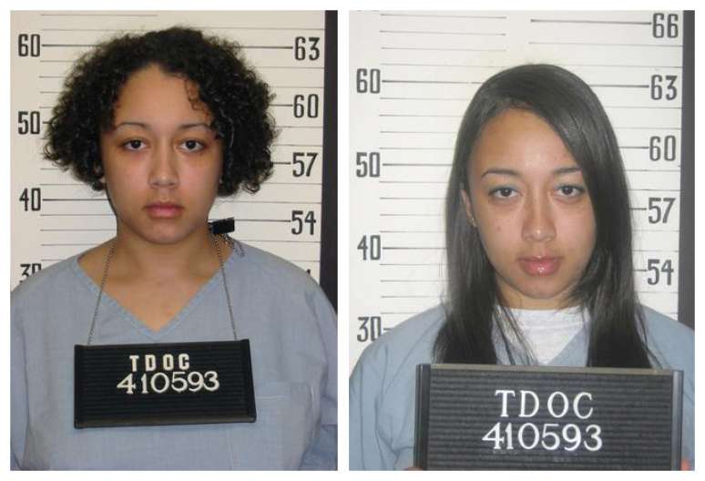 Fotos de Cyntoia Brown em 2013 e 2016, respectivamente, fornecidas em 07/01/2019
07/01/2019
Tennessee Department of Corrections/Divulgação via REUTERS