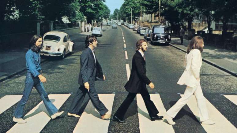 Foto de capa icônica do disco &#034;Abbey Road&#034; faz 50 anos. 