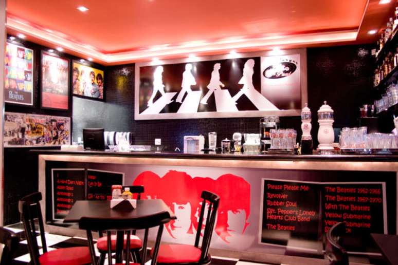 47. Decora&ccedil;&atilde;o anos 60 inspirada nos Beatles &ndash; Por: Pinterest