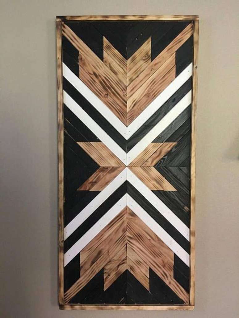 35. Ter uma porta de marchetaria &eacute; algo muito luxuoso. Foto: Wood 4 Fans