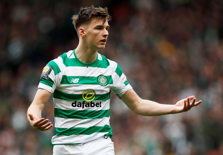 Lateral-esquerdo escoc&ecirc;s Kieran Tierney, novo refor&ccedil;o do Arsenal
14/04/2019
Action Images via Reuters/Jason Cairnduff