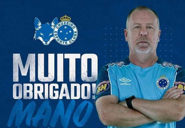 Mano Menezes passou três anos no Cruzeiro (Reprodução)
