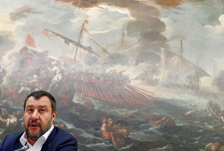 Líder de direita italiano Matteo Salvini 
25/07/2019
REUTERS/Yara Nardi