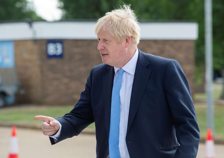 Primeiro-ministro britânico, Boris Johnson
08/08/2019
Julian Simmonds/Pool via REUTERS