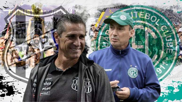 Ponte Preta e Guarani se enfrentam neste domingo buscando reviver o passado (Arte: Marcelo Moraes/Lance!)