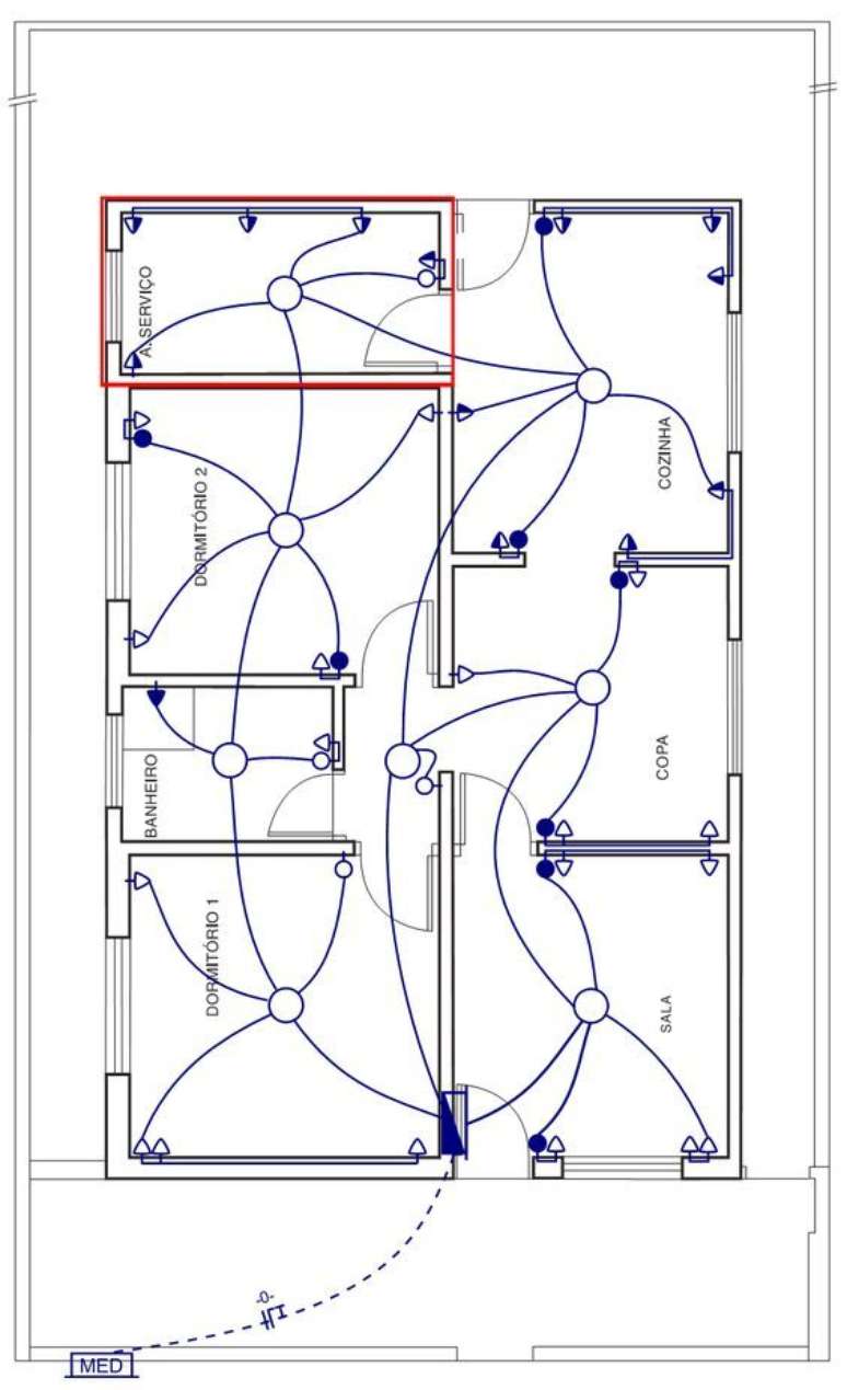 15. Elaborar um projeto &eacute; o primeiro passo para a instala&ccedil;&atilde;o el&eacute;trica. Foto: Ebah
