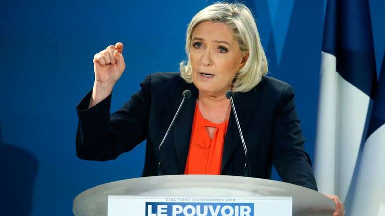 Marine Le Pen é a lider da extrema direita com maior projeção na França