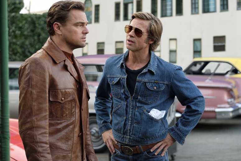 Leonardo DiCaprio e Brad Pitt em &#039;Era uma vez em... Hollywood&#039;