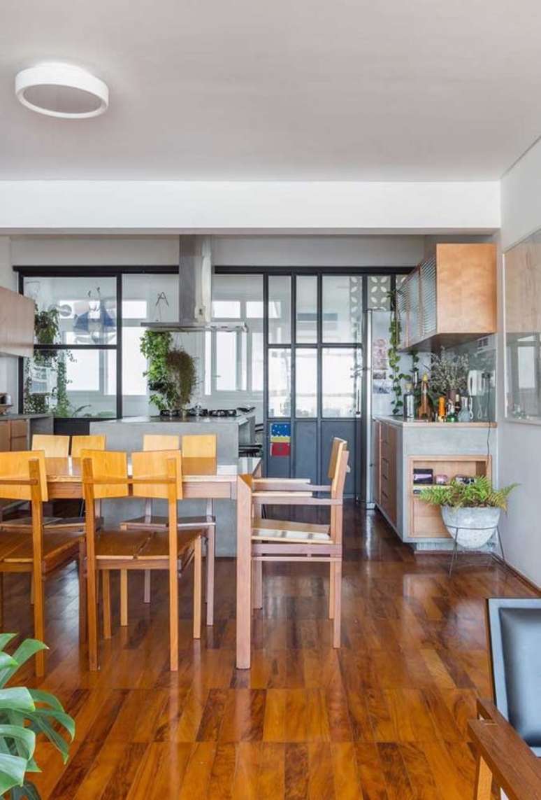 40. O sinteco semi brilho tamb&eacute;m &eacute; muito utilizado. Foto: Decor F&aacute;cil